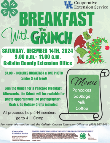 Gallatin County Grinch Breakfast Fundraiser